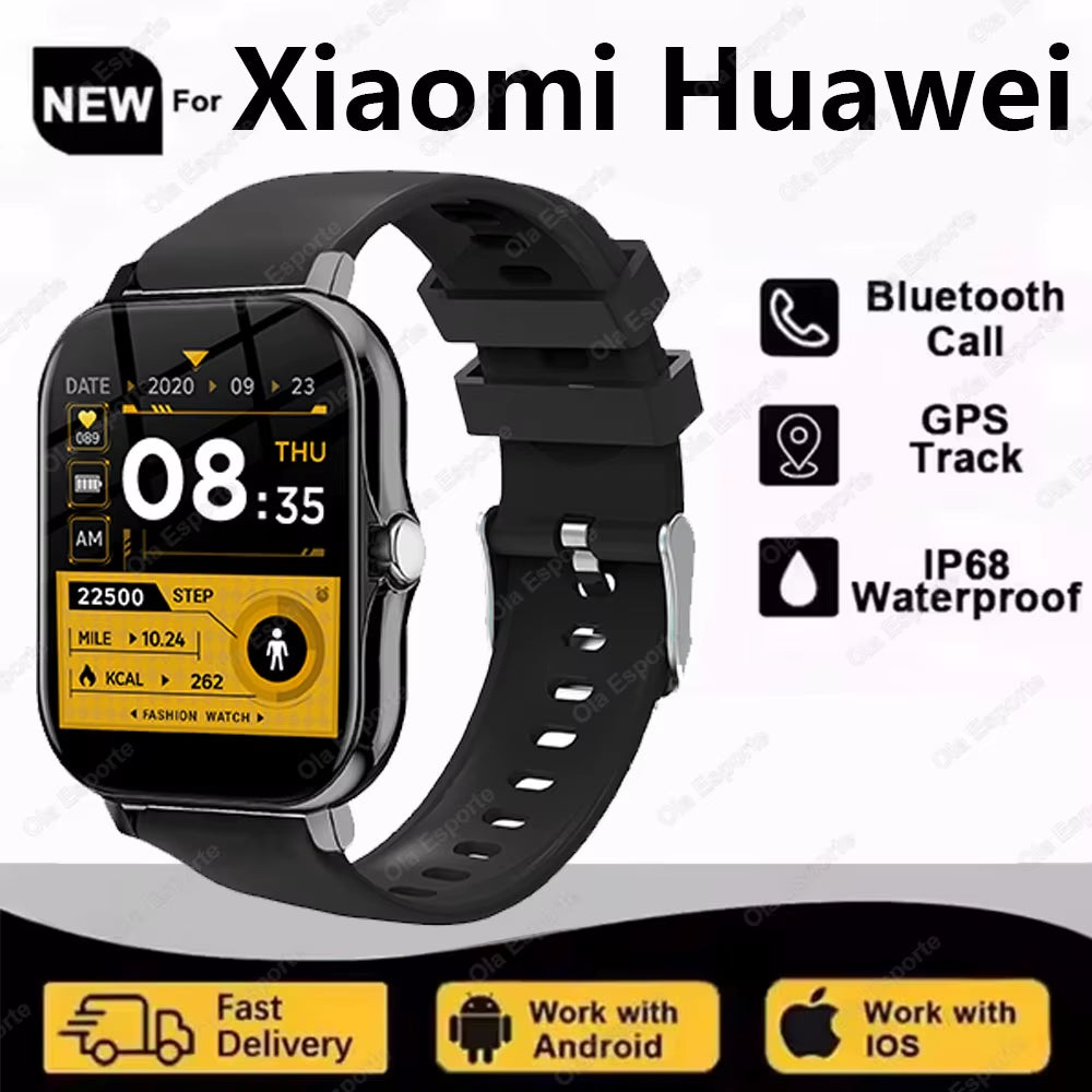 New in Smart Watch Phone Call Bluetooth GPS Tracker Smartwatch GPS DIY Watch Face Big Infinite Screen Smartbracelet Message Note