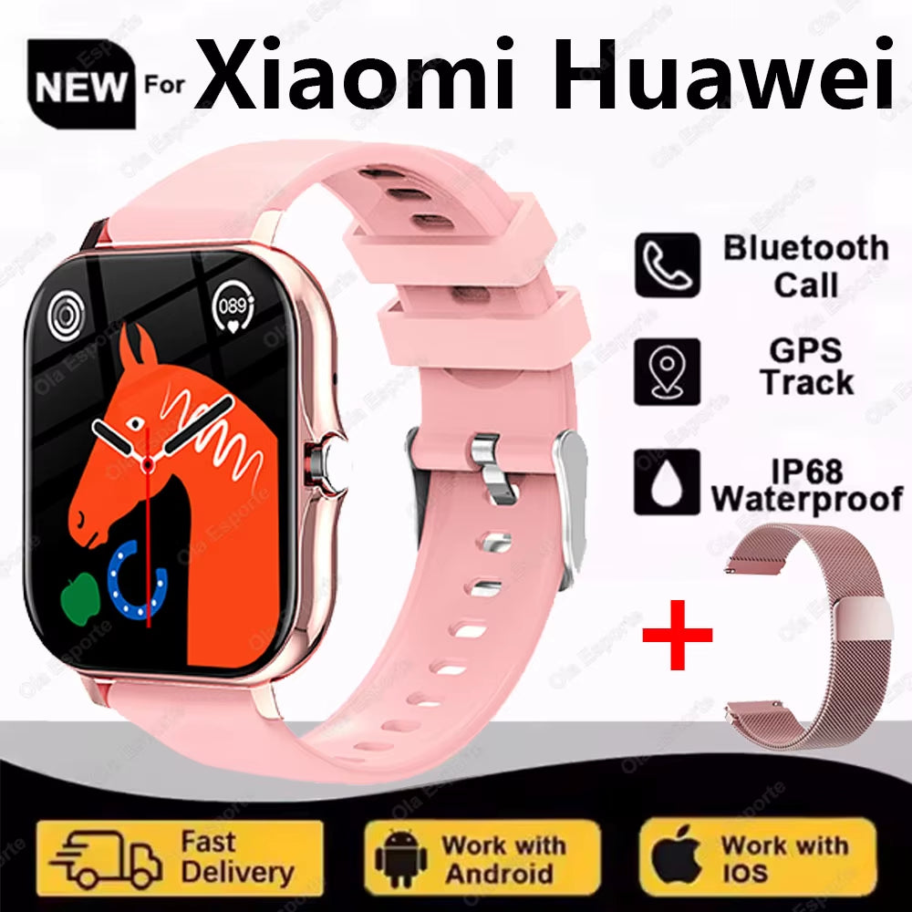 New in Smart Watch Phone Call Bluetooth GPS Tracker Smartwatch GPS DIY Watch Face Big Infinite Screen Smartbracelet Message Note