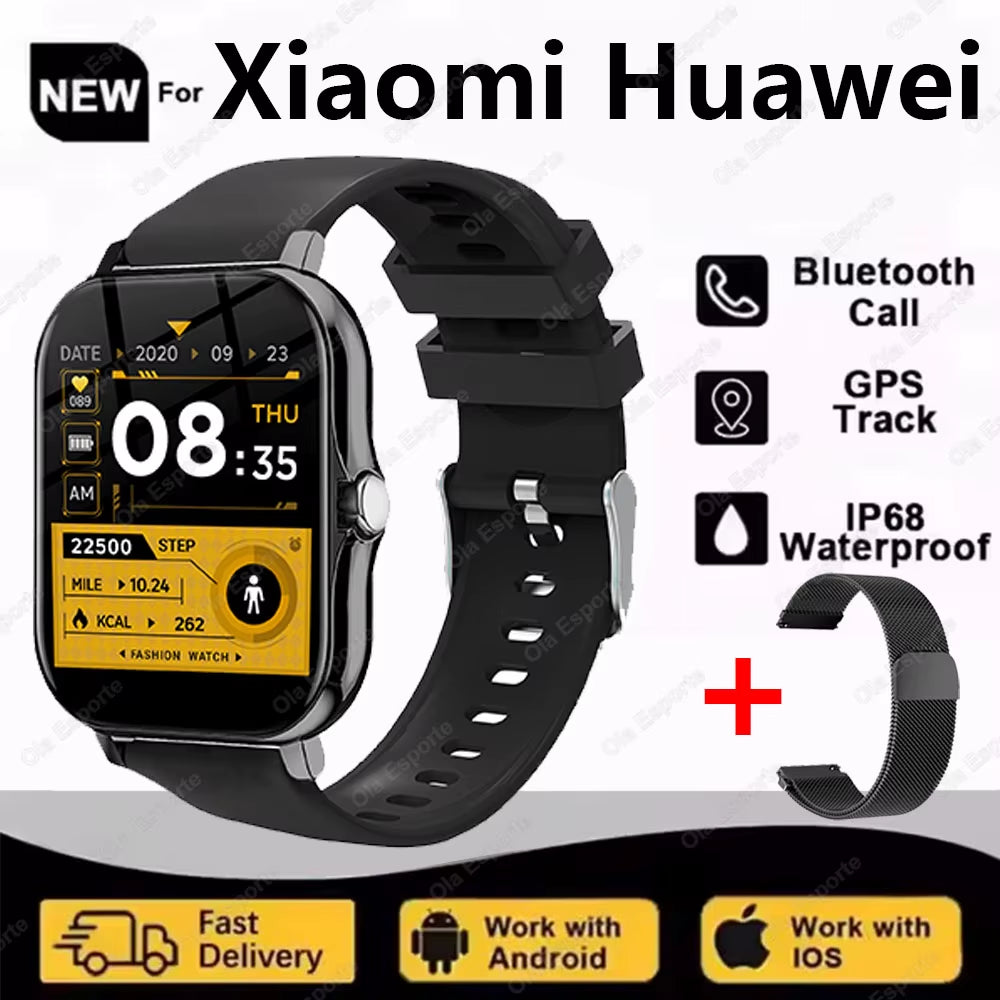 New in Smart Watch Phone Call Bluetooth GPS Tracker Smartwatch GPS DIY Watch Face Big Infinite Screen Smartbracelet Message Note