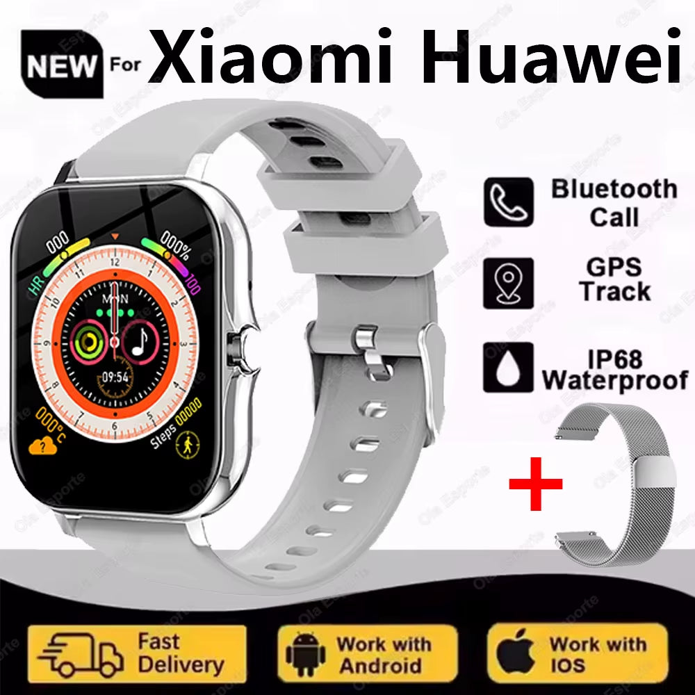 New in Smart Watch Phone Call Bluetooth GPS Tracker Smartwatch GPS DIY Watch Face Big Infinite Screen Smartbracelet Message Note