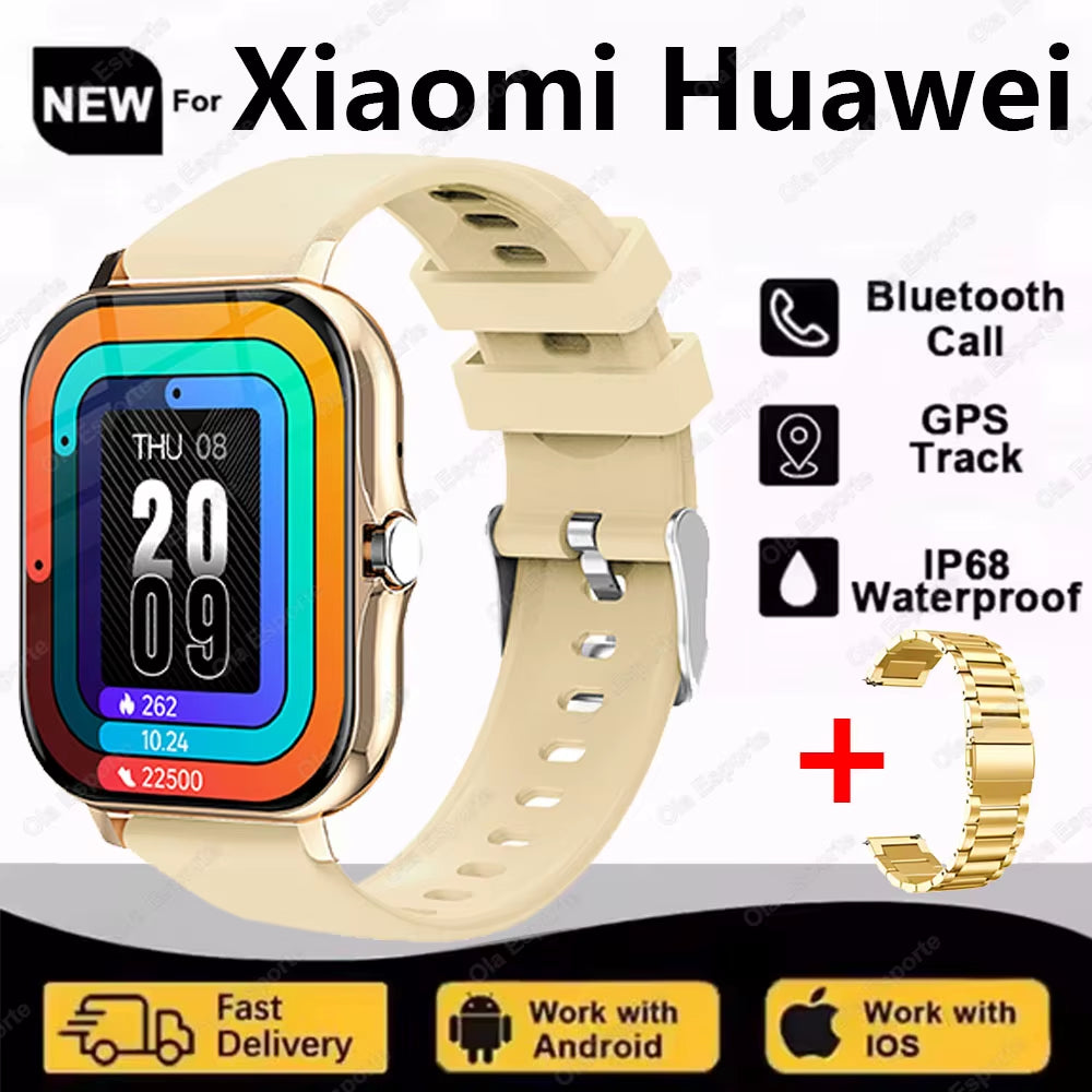 New in Smart Watch Phone Call Bluetooth GPS Tracker Smartwatch GPS DIY Watch Face Big Infinite Screen Smartbracelet Message Note
