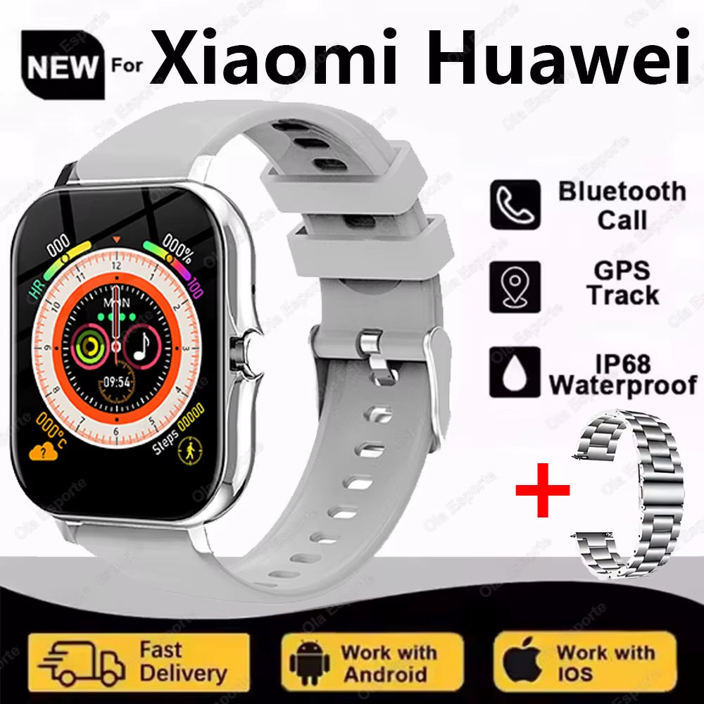 New in Smart Watch Phone Call Bluetooth GPS Tracker Smartwatch GPS DIY Watch Face Big Infinite Screen Smartbracelet Message Note