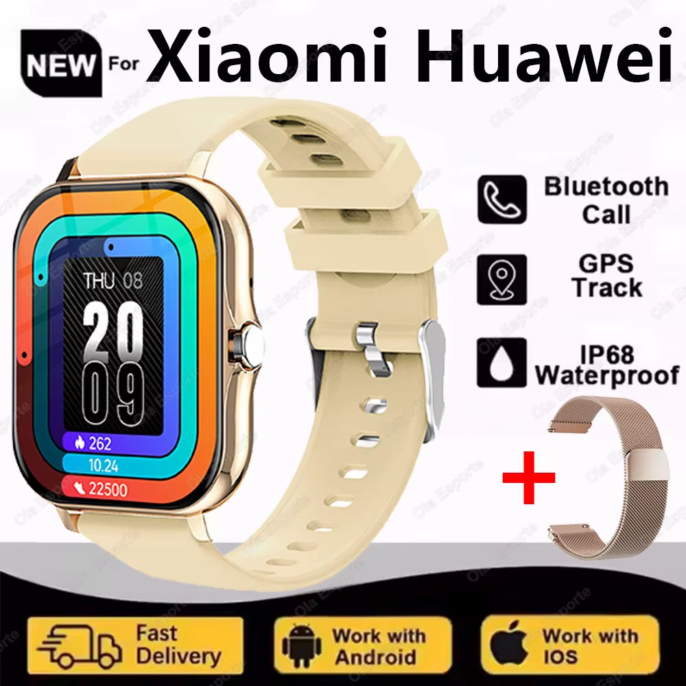 New in Smart Watch Phone Call Bluetooth GPS Tracker Smartwatch GPS DIY Watch Face Big Infinite Screen Smartbracelet Message Note